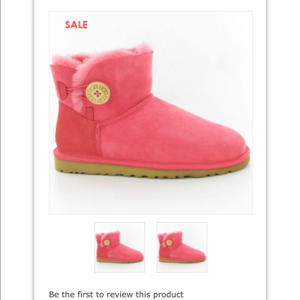 Pink uggs size 7
